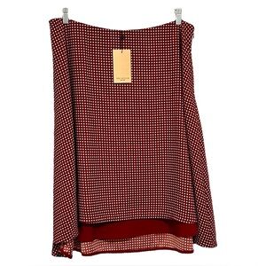 M.M.LaFleur Hopson Skirt Women’s Size XL Royal Checker Plaid NWT